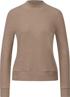 Produktbild von Street One soft rib turtle neck shirt light terra mo 38