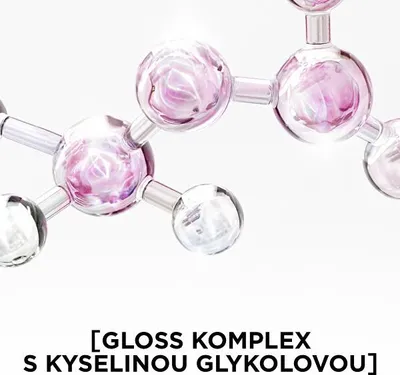 A close-up abstract image of molecular structures with pink and clear spheres, against a white background. Text is present at the bottom.