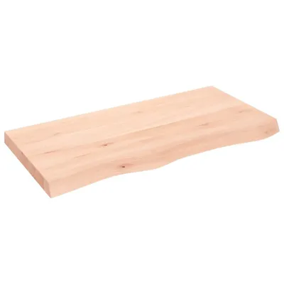 Obrázok produktu pre Kúpeľňová doska 100x50x(2-6) cm neošetrený masív