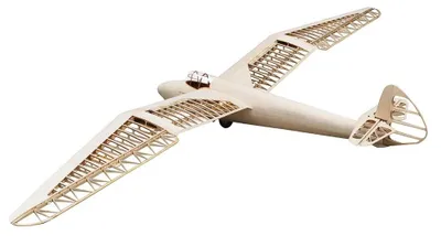 Immagine prodotto di Minimoa 2025 - Aliante radiocomandato - Kit in legno di balsa - Apertura alare 284 cm - Scala 1:6 - Profilo SD7032 - Senza radiocomando