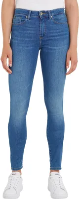 Productafbeelding van Tommy Hilfiger dames jeans, model TH Flex Como Skinny Stretch, blauw (Izzy), maat 34W / 30L