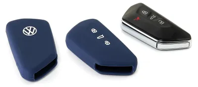 Immagine prodotto di Custodia per chiavi Volkswagen 5H0087012530, con logo VW, per chiavi di accensione e chiavi auto, colore nero.
*** Compatibile con Volkswagen Golf 8 (5H) con chiave a 3 pulsanti. ***