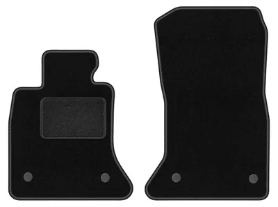 Immagine prodotto di Wielganizator tappetini auto velours anteriori adatto per BMW 5 F10_FL (2013-2017, berlina) neri, set 2 pz, con fissaggi