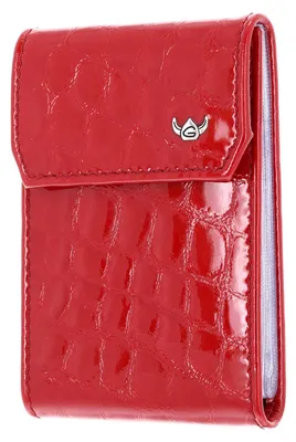 Imagen del producto de Golden Head Cuero estuche de tarjetas Cayenne RFID Protect Kartenetui 4425 Kirsche rojo