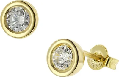 Produktbild von trendor 51371 Ohrringe Gold 333 / 8K Zirkonia Ohrstecker