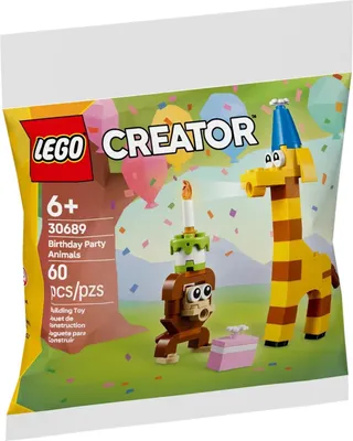 Zdjęcie produktu dla LEGO Creator Urodzinowe zwierzaki, Zestaw do budowania, 6 lat(a), Plastik, 60 szt., 44 g