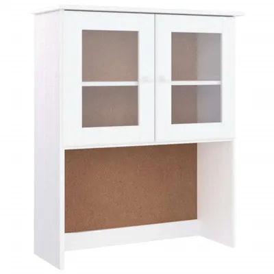 Produktbild von Sideboard-Aufsatz ALTA Weiß 77x30x92 cm Massivholz Kiefer
