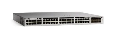Zdjęcie produktu dla Cisco Catalyst C9300-48UXM-E, Zarządzany, L2/L3, 10G Ethernet (100/1000/10000), Obsługa PoE, Możliwości montowania w stelażu, 1U