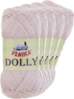 Produktbild von 5 x 100g Strickgarn Dolly Uni Häkelgarn Handstrickgarn Wolle Farbwahl