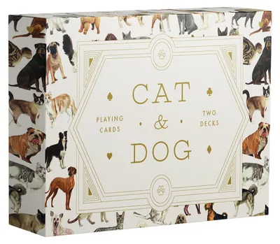 Image de Jeu de cartes à jouer chat et chien
