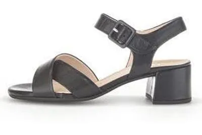 Produktbild von Gabor Sandalen für Damen, Riemchensandalen aus Glattleder in Schwarz, Größe 38