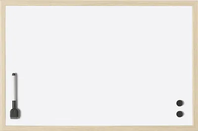 Produktbild von Whiteboard 121928 MDF-Rahmen 990x590mm Packung mit 10 Stück