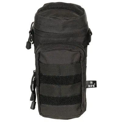Immagine prodotto di Borsa rotonda, "MOLLE" nera, dimensioni 20 x 14 cm