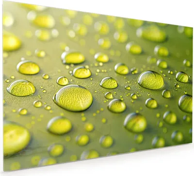 Produktbild von Küchenrückwand Spritzschutz Glas mit Motiv Wassertropfen anschaulich 40 x 40 cm