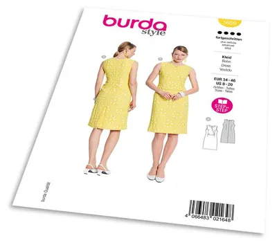 Obrázek produktu pro Střih Burda 5659 - Šaty s náprsenkou