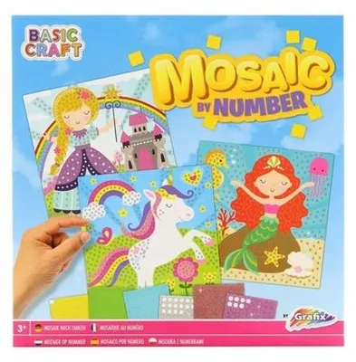 Obrázok produktu pre Mozaikové obrázky podľa čísel pre dievčatá