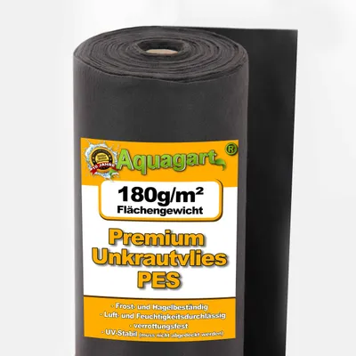 Produktbild von 100m² Unkrautvlies Gartenvlies Mulchvlies  Vlies 180g 2m breit