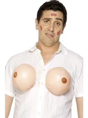 Immagine prodotto di Seni Seno Seni da indossare Addio al celibato Carnevale Addio al nubilato Costume Costume da seno per uomo