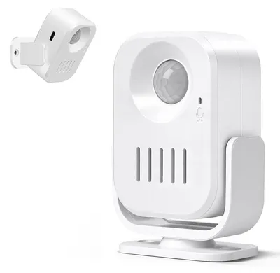 Produktbild von Bewegungsmelder Alarm 120dB – 20s Sprachaufnahme, 360° drehbar | Türgong für Büro & Pflege