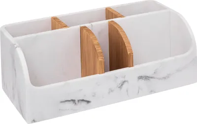 Produktbild von Organizer mit 6 behältern "léa" mit marmoreffekt - 5 five simply smart