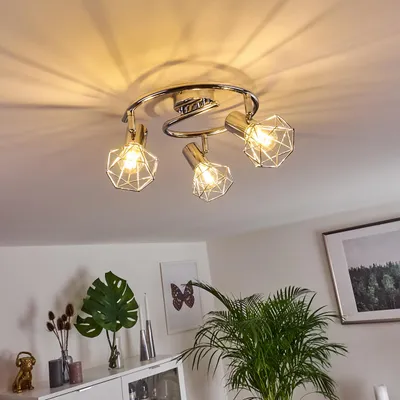 Produktbild von Conco »Conco« runde Deckenlampe aus Metall in chrom