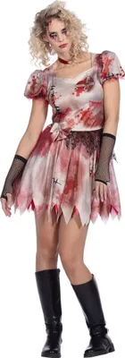 Image de Robe courte Halloween avec sang, taille : 46/48