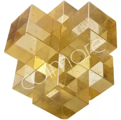 Imagen del producto de Objeto decorativo, estilo natural, cristal, vidrio, 15x15x15 cm