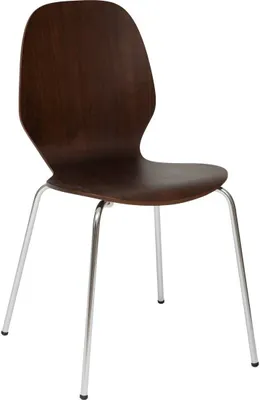 Produktbild von Stuhl "ouro" hevea und nussbaum  - Atmosphera créateur d'intérieur