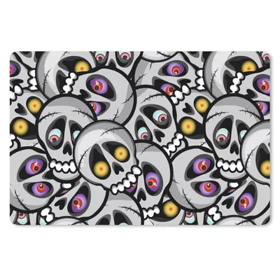 Produktbild von MuchoWow® Mauspad Mousepad Schädel - Muster - Augen 27x18 cm - Mousepads - Maus Mat - Pad - Mausunterlage - Büroartikel - Desk Matten