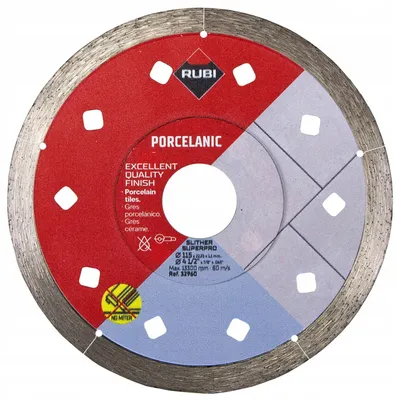 Produktbild von Rubi Superpro Slither Diamanttrennscheibe 115 Mm Silber Silber One Size