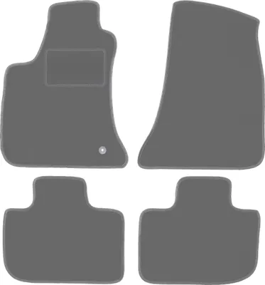 Produktbild von Graphit-Fußmatten für: Dodge Charger Coupé (2006-2010)