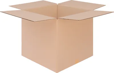 Produktbild von verpacking 20 Faltkartons 460 x 460 x 500 mm Braun (Außenmaß 462 x 462 x 504 mm) KK 102 1-wellig Versandkarton für Waren DHL Paket DPD GLS Hermes Kartons