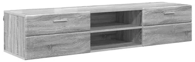 Obrázek produktu pro Skříň vidaXL, 150 x 39 x 30 cm, šedá, materiál: dřevotříska Sonoma