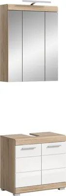 Produktbild von xonox.home Badkombination Lambada Sonoma Eiche hell B/H/T: 60x191x34cm