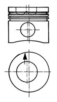Produktbild von KOLBENSCHMIDT Reparatursatz Kolben / Zylinderlaufbuchse 90093960