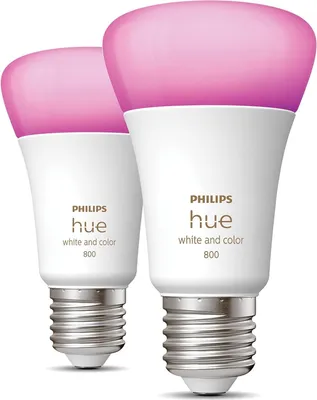 Immagine prodotto di Philips Hue White & Color Ambiance E27 Glühbirne, 2er Set