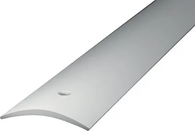 Produktbild von Prinz Übergangsprofil Hart-PVC grau gelocht 30 x 1000 mm