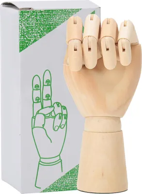Produktbild von Hölzernes Handmodell, flexible Künstlerfigur, die Massivholzdekoration skizziert