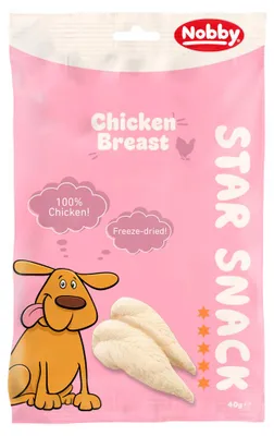 Obrázok produktu pre Nobby StarSnack FD kuracie prsia cca. 40 g
