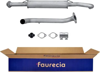 Productafbeelding van FAURECIA: Uitlaatsysteemcomponenten, waaronder voorste dempers, voor onder andere MAZDA 626. (Expertise voor de aftermarket.)