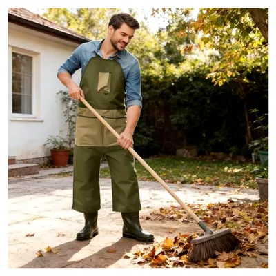 Produktbild von Gartenschürze mit Taschen | Wasserdicht und verstellbar für Gartenarbeiten
