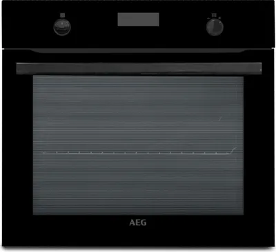 AEG 6000 SurroundCook® / Einbaubackofen / Pyrolytische Selbstreinigung / Schwarz BPE535060B Schwarz