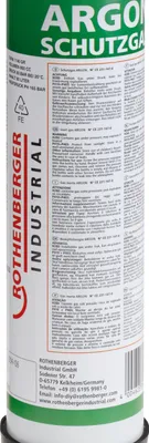 Produktbild von Rothenberger Argon Schutzgas Einwegflasche 930 ml