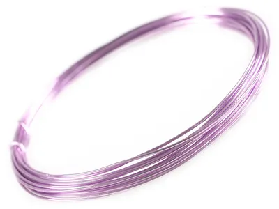 Aluminiumdraht, 1 mm rosa