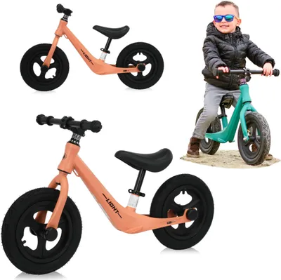 Immagine prodotto di Lorelli balance bike Light 12 pollici ruote pneumatiche impugnature in gomma sedile e manubrio regolabili rosa