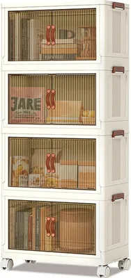 Zdjęcie produktu dla Pudełka do przechowywania ubrań – organizer na ubrania – zestaw 4 sztuk – prostokątne – tworzywo PP – nowoczesny design