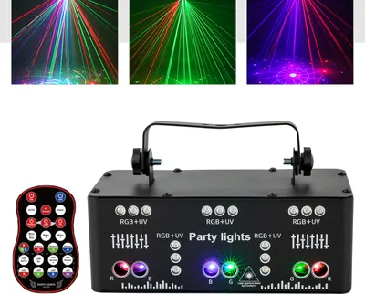 Produktbild von Partybeleuchtung 21-Augen LED RGB Licht DJ Projektor Disco Bühne Beleuchtung Lichteffekt DMX