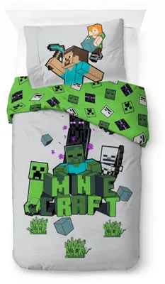 Produktbild von Minecraft Bettbezug monsters - 140 x 200 cm - Baumwolle