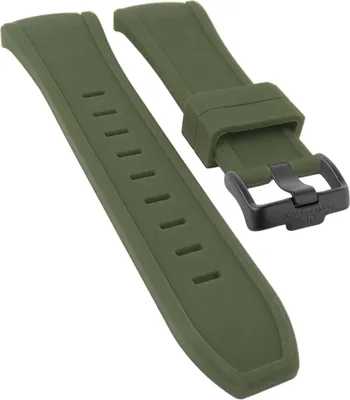 Produktbild von Jacques Lemans | Uhrenarmband Miami Silikon grün 1-1784 1-1784K