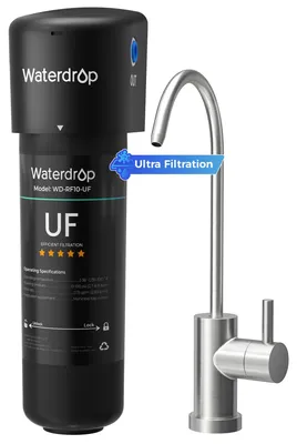 Untertisch-Ultrafiltrationsfilter 0,01 μm, 30.000 l, inkl. Edelstahlhahn